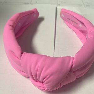 Lele Sadoughi Light Pink Knotted Headband AS IS